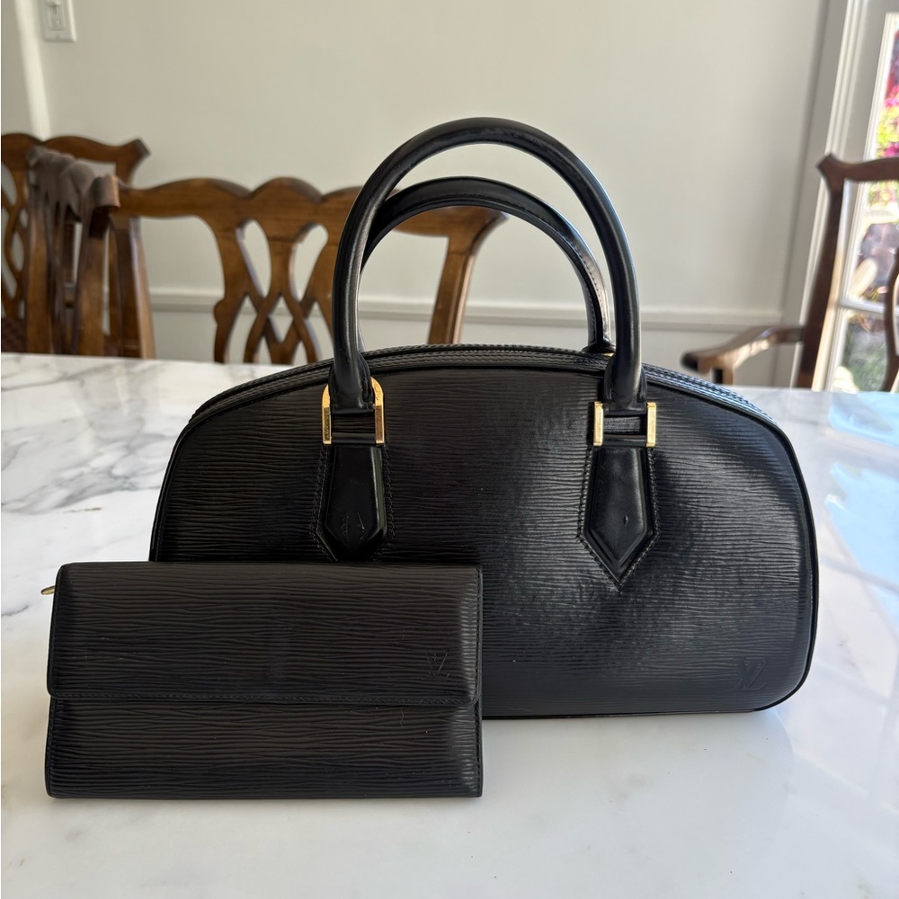 Louis Vuitton Epi Jasmin Tote and Wallet Set